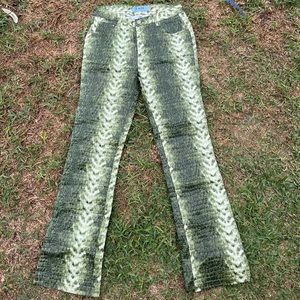 Vintage 90 Y2K revolt snakeskin pants